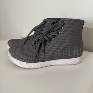 NOBULL Charcoal Grey High Top Training Sneakers 7.5
